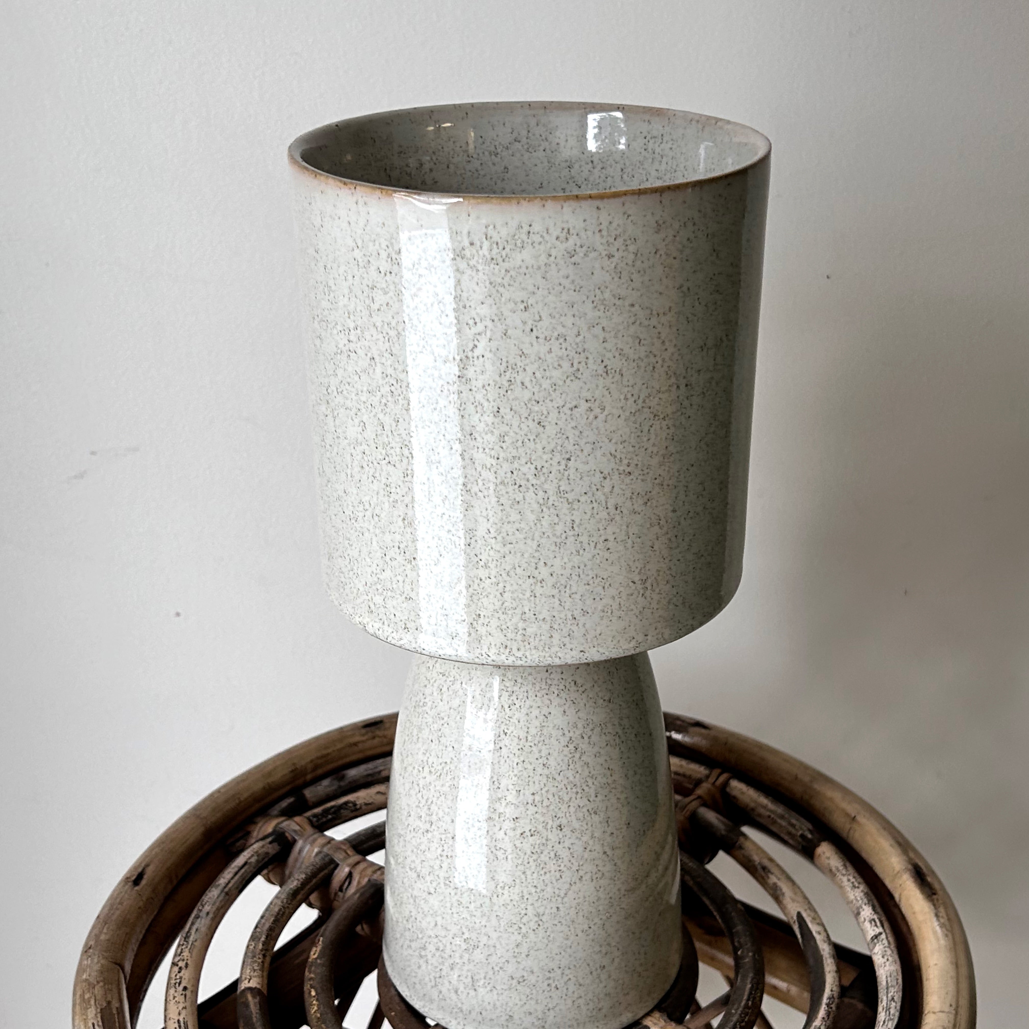 BETA Footed Ceramic Pot (5.25”x11”)