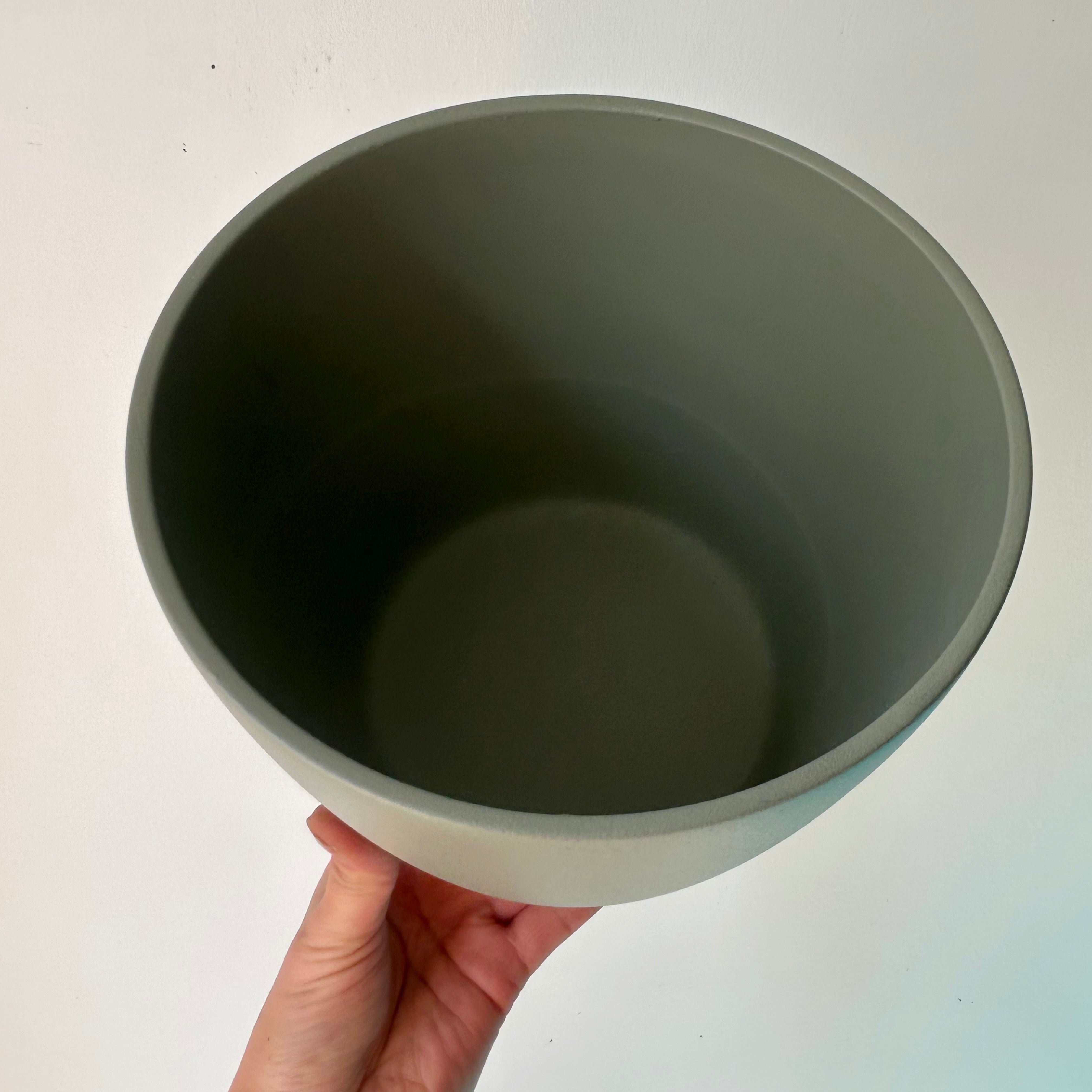 SABLE Decorative Pot SAGE GREEN (7.5”x6.5”)