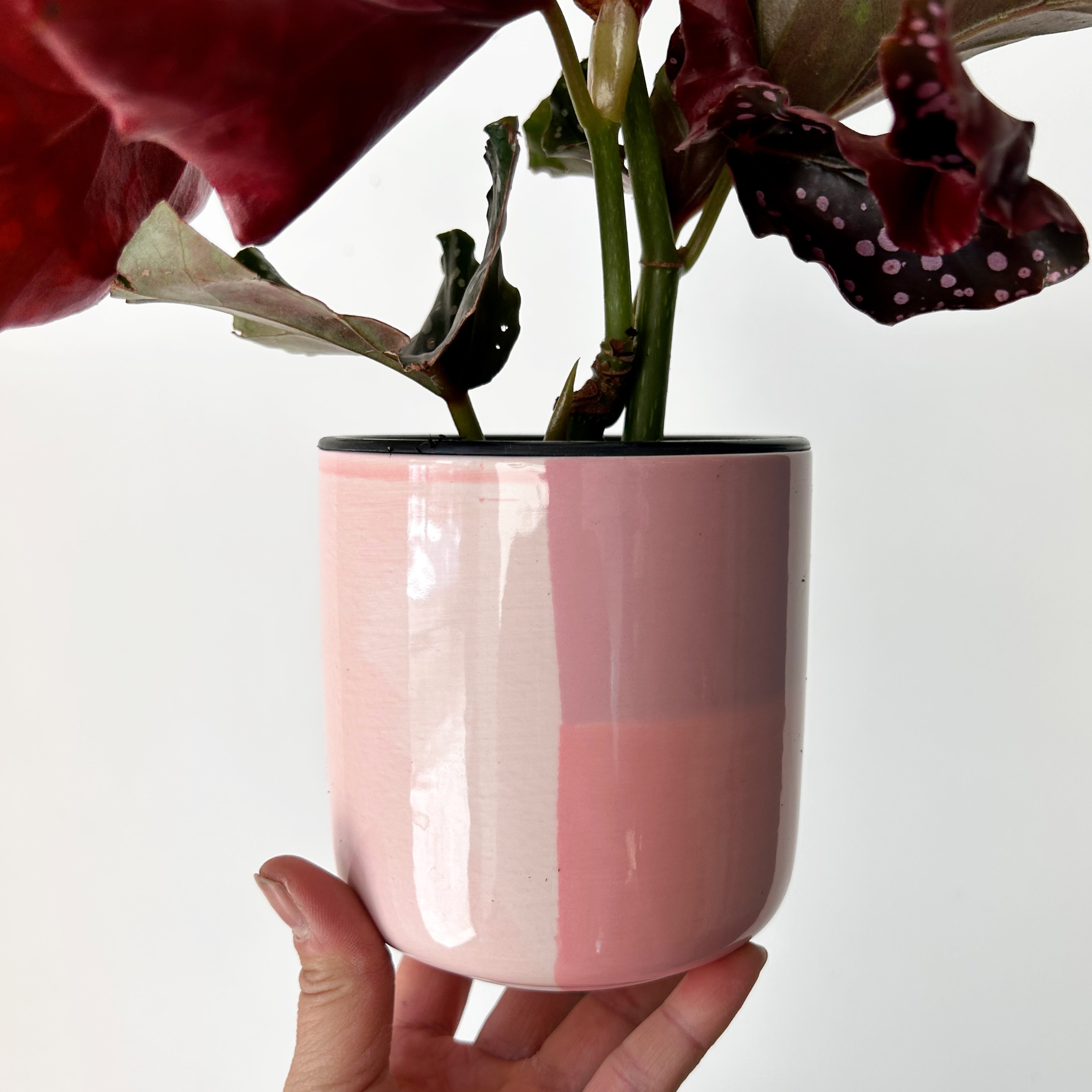PINK Mod Love Decorative Pot (4”x4”)
