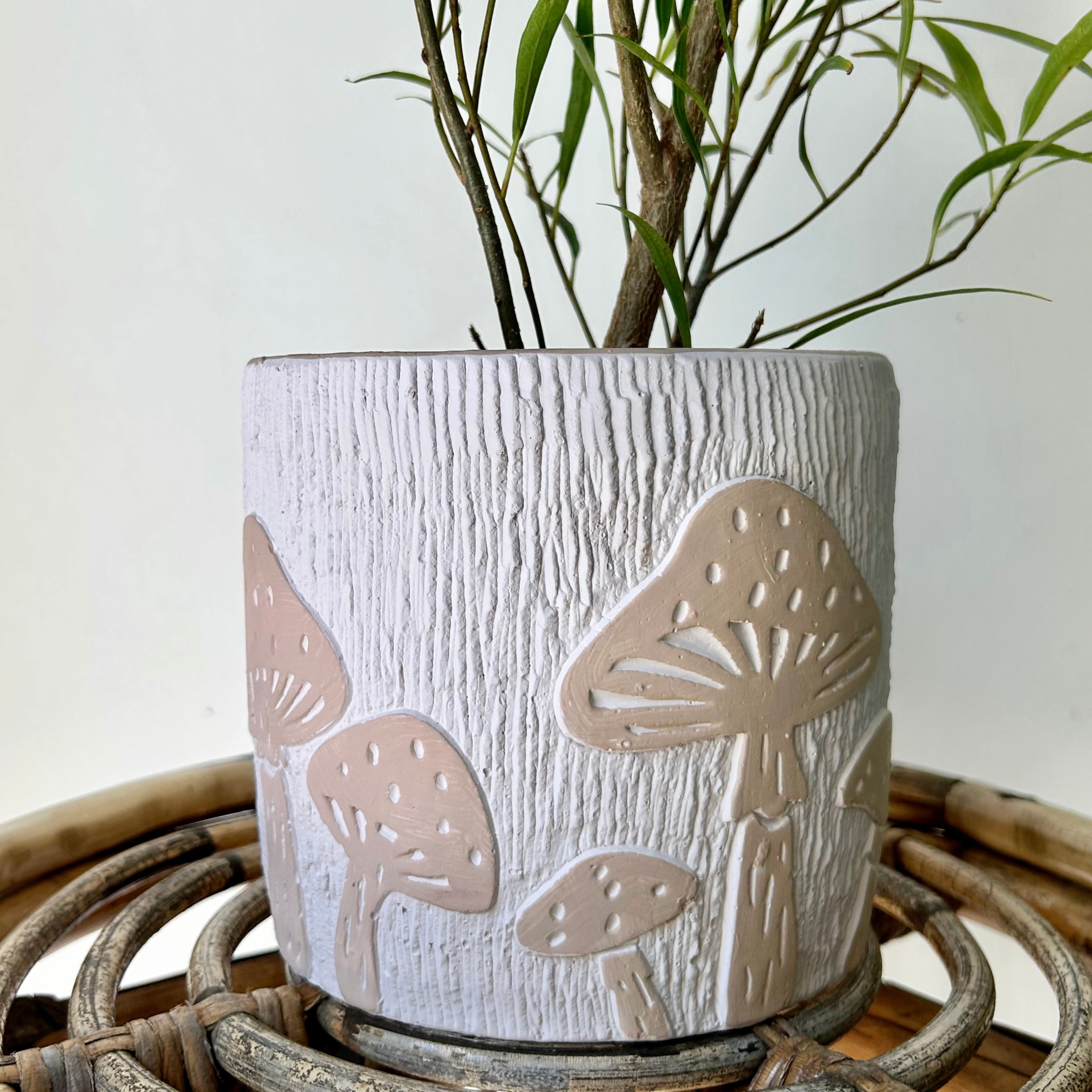 Decorative Planter Mushroom Design (5”x5”)