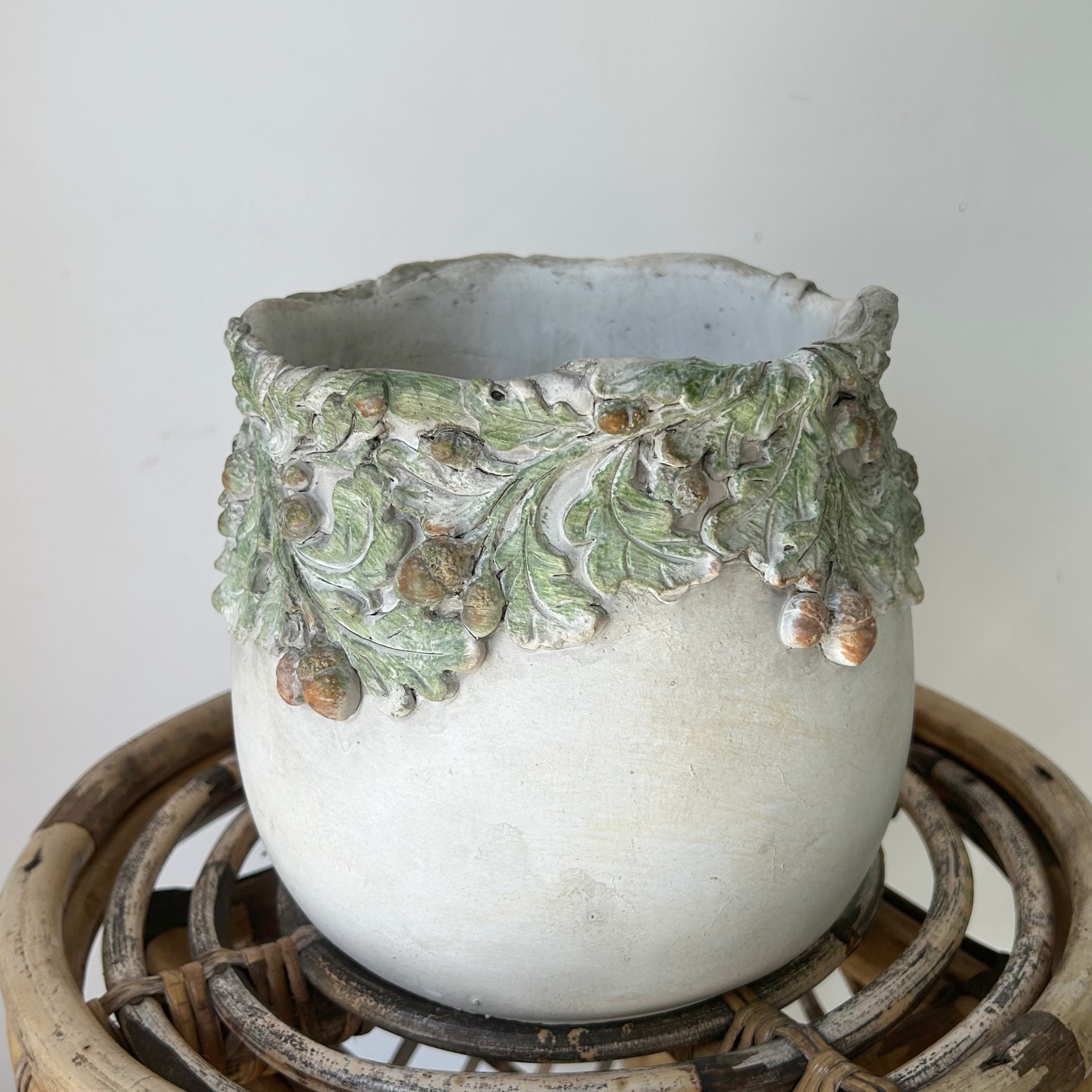 OAKWOOD Decorative Cement Pot (available in three sizes)