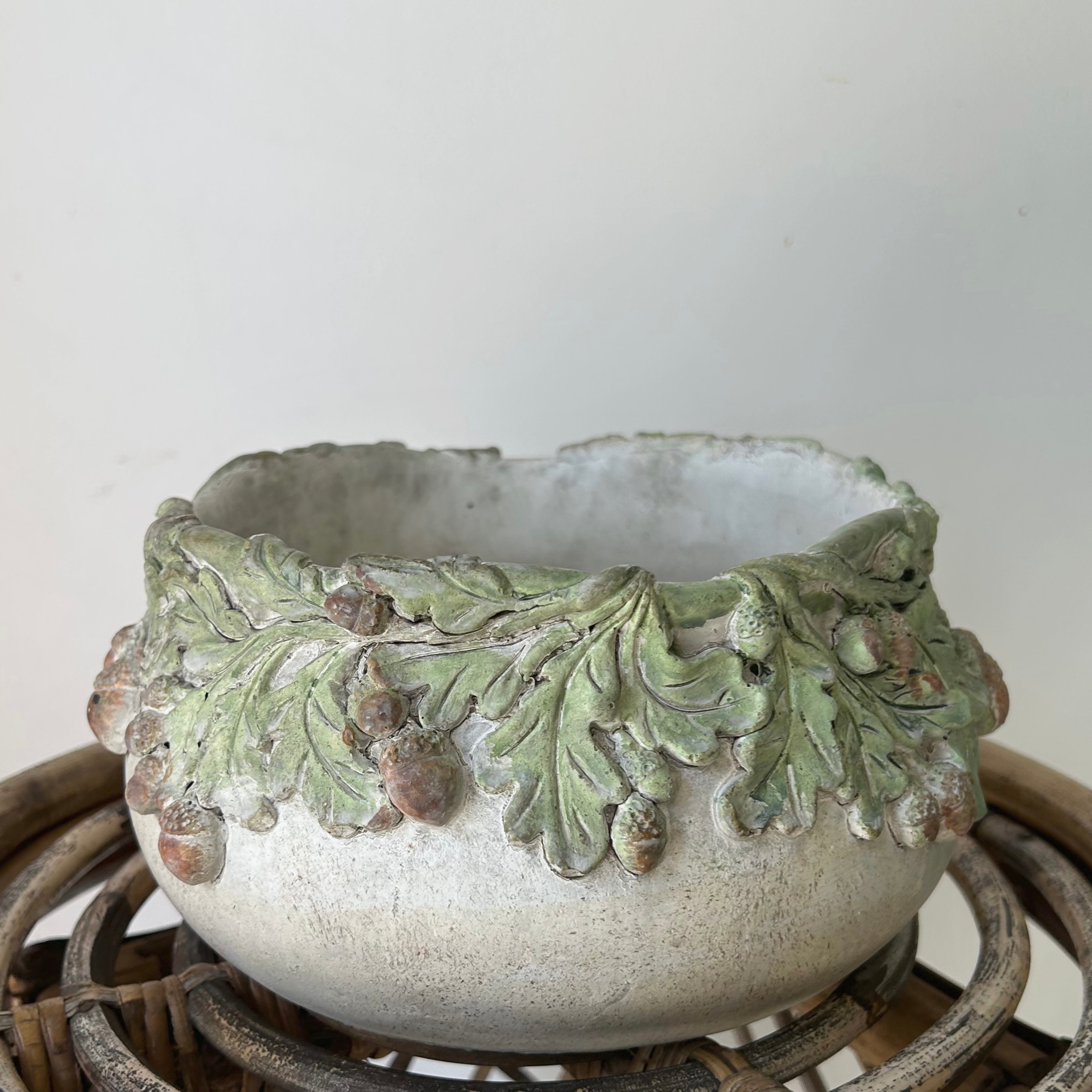 OAKWOOD Decorative Cement Pot (available in three sizes)