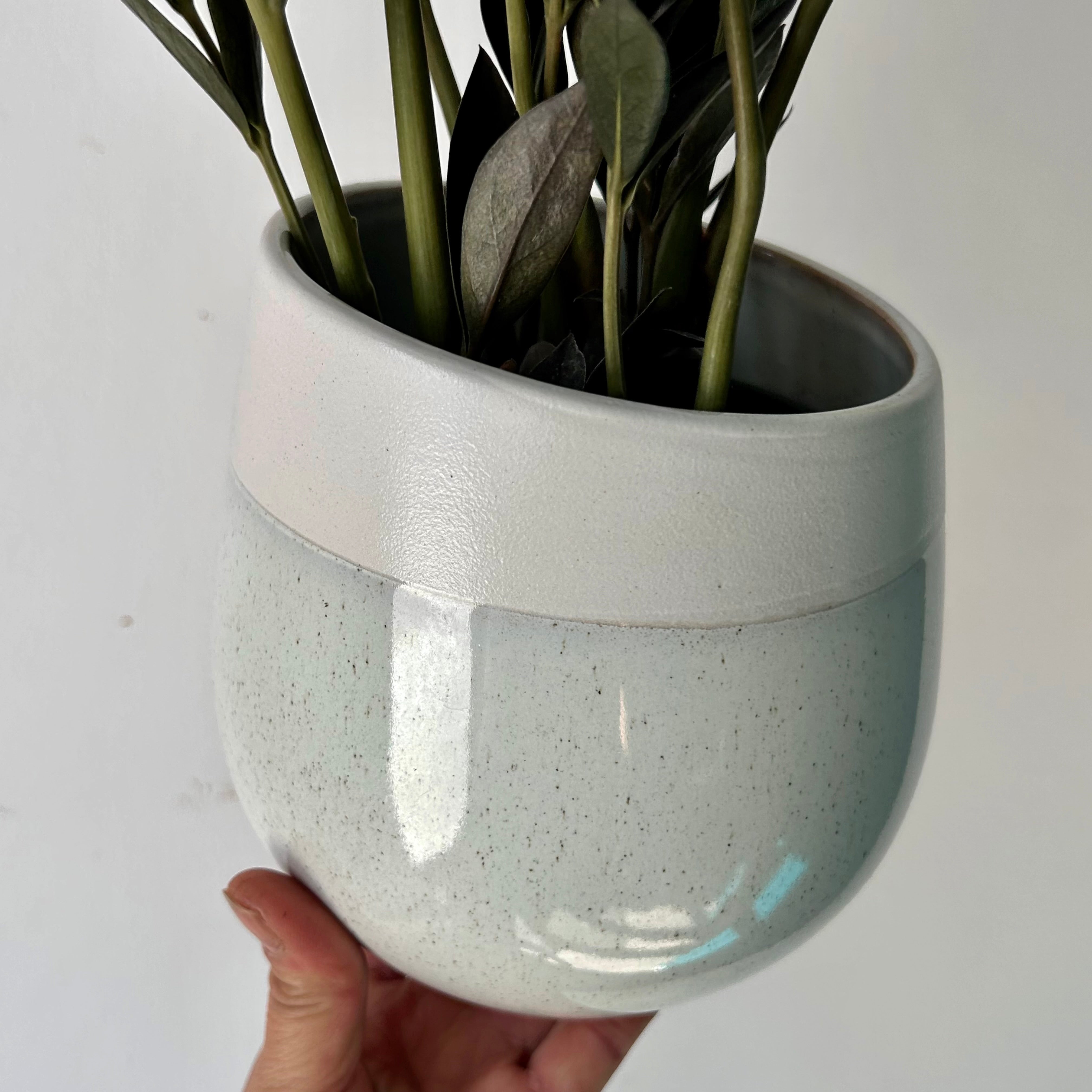 CHARIS Asymmetrical Decorative Pot (4.75”x5.5”)